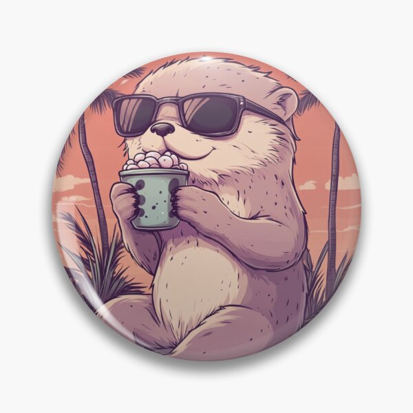 Item preview, Otter Summer Vibe designed and sold by NicolasGlowArt.