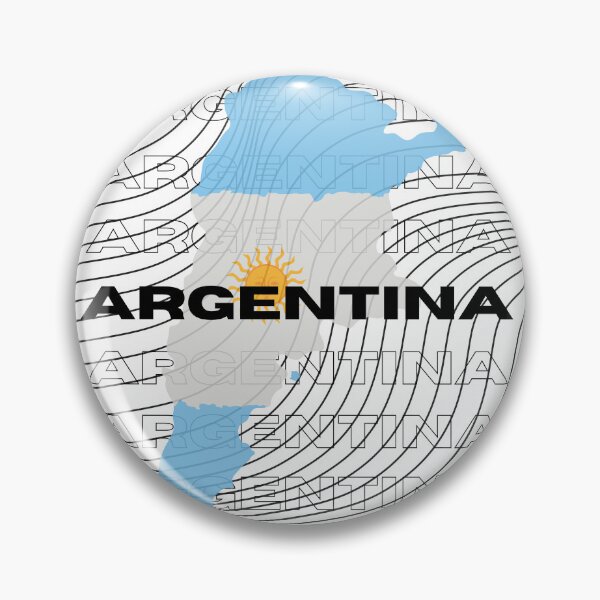 Item preview, Flag Map of Argentina designed and sold by nyblydd.