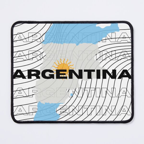 Item preview, Flag Map of Argentina designed and sold by nyblydd.