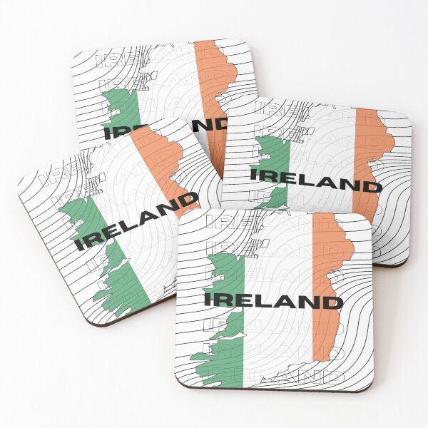 Item preview, Flag Map of Ireland designed and sold by nyblydd.