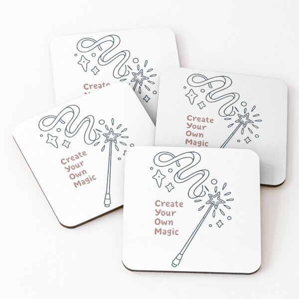 Item preview, Create Your Own Magic – Minimalist Inspirational Wand Design designed and sold by Thread-Verse.