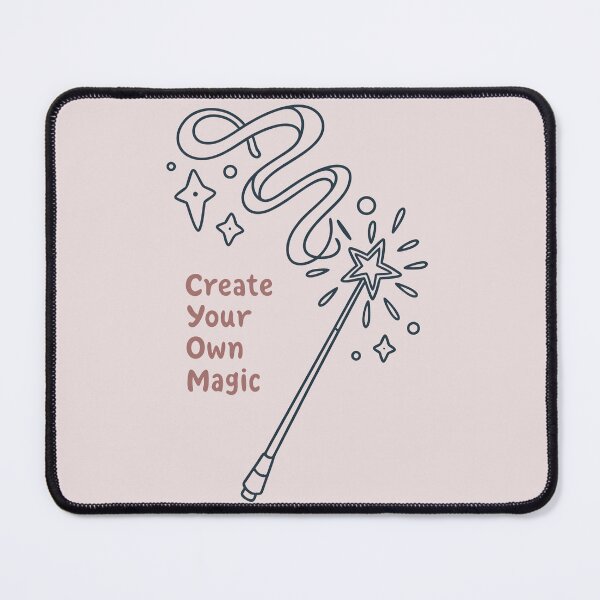 Item preview, Create Your Own Magic – Minimalist Inspirational Wand Design designed and sold by Thread-Verse.