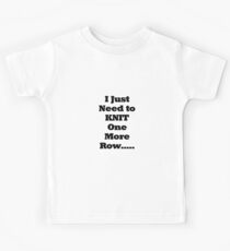 Knit One More Row Kids Tee