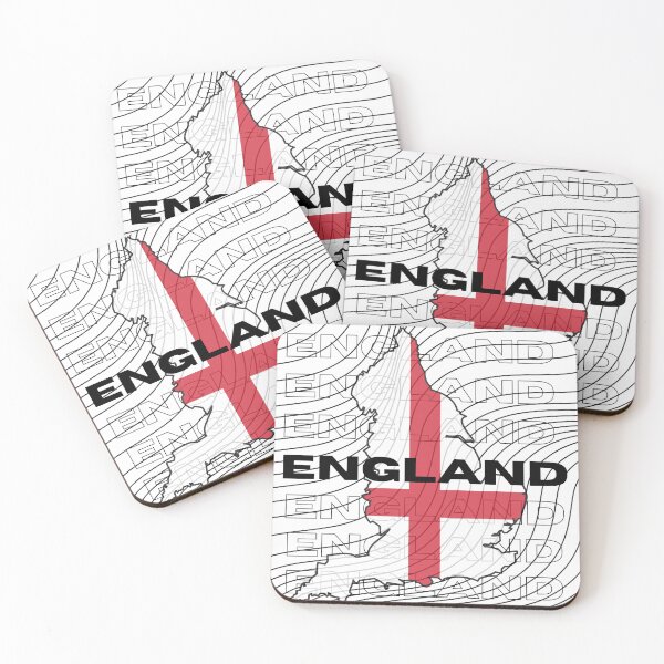 Item preview, Flag Map of England designed and sold by nyblydd.