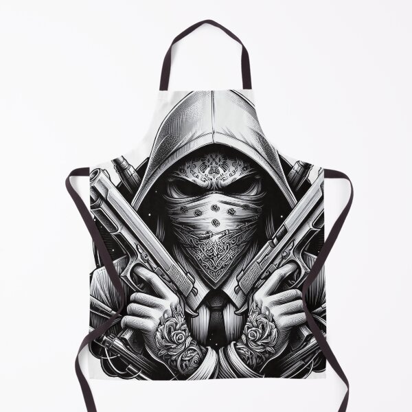 Item preview, Modern Gangster with Scarf and Guns, Hip Hop designed and sold by Salimgor Hangaround Music.