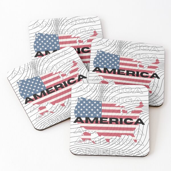 Item preview, Flag Map of America designed and sold by nyblydd.