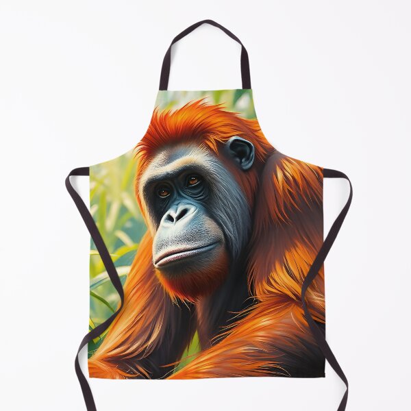 Item preview, Orangutan RainForest Great Ape Portrait Wild Animals designed and sold by kakarikihill.