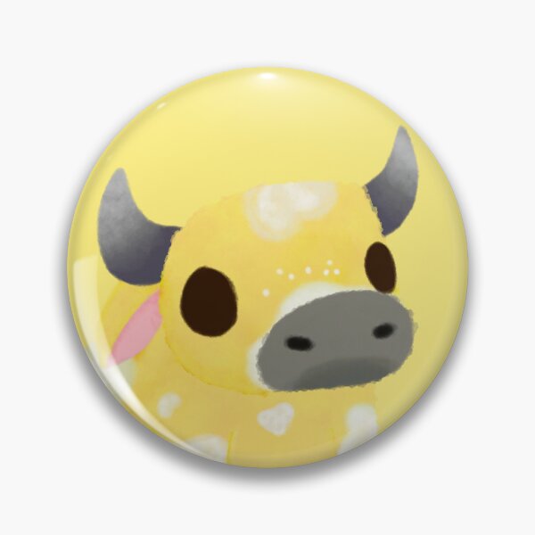 Item preview, Blocky Game Yellow Cow - 2025  designed and sold by ClumsyPillbug.