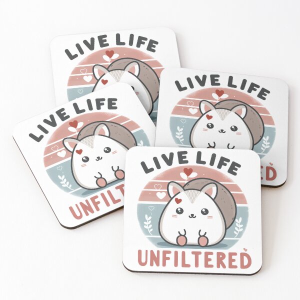 Item preview, Live Life Unfiltered designed and sold by Animal-Mania.