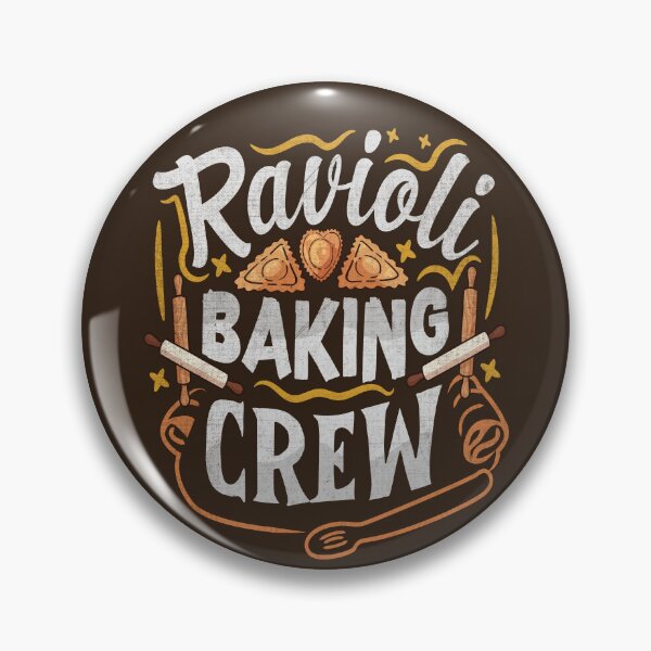 Item preview, Ravioli Baking Crew - Funny Toasted Ravioli Chef - Italian Foodie  designed and sold by propellerhead.