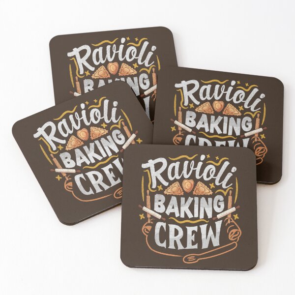 Item preview, Ravioli Baking Crew - Funny Toasted Ravioli Chef - Italian Foodie  designed and sold by propellerhead.