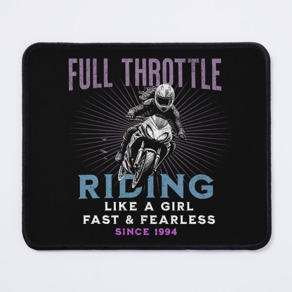 Item preview, Full Throttle - Riding Like a Girl Since 1994 designed and sold by LegendaryDesigns.