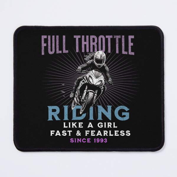 Item preview, Full Throttle - Riding Like a Girl Since 1993 designed and sold by LegendaryDesigns.