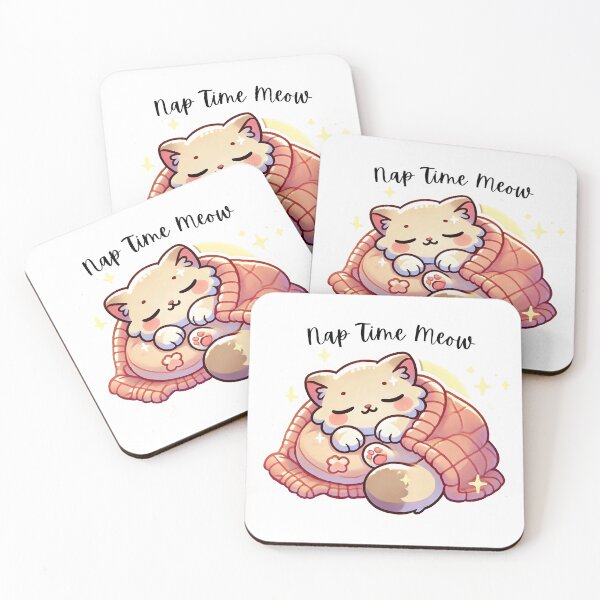 Item preview, cute cat sleeping designed and sold by Mbk Studios.