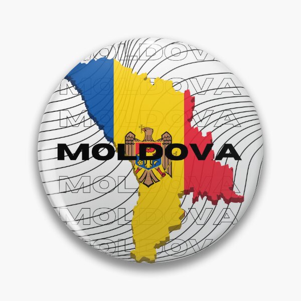 Item preview, Flag Map of Moldova designed and sold by nyblydd.