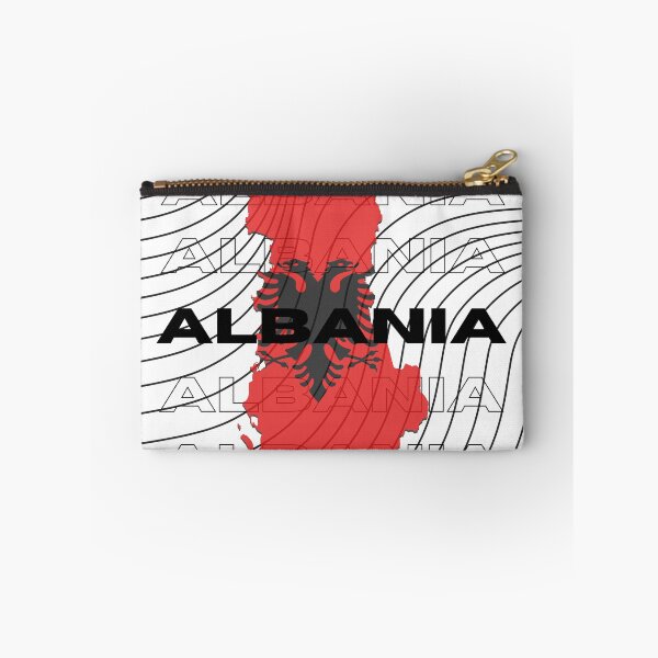 Item preview, Flag Map of Albania designed and sold by nyblydd.