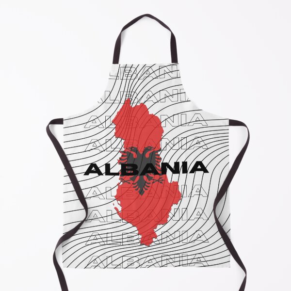 Item preview, Flag Map of Albania designed and sold by nyblydd.