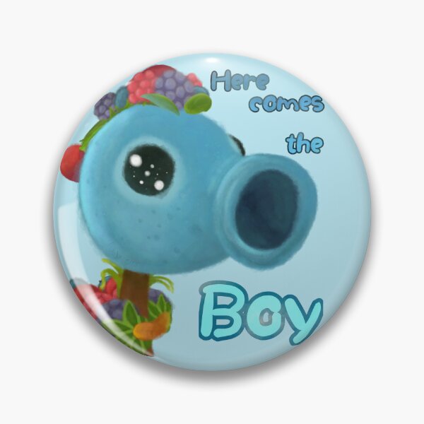 Item preview, Berry Peashooter - 2025 - Here comes the Boy (transparent) designed and sold by ClumsyPillbug.