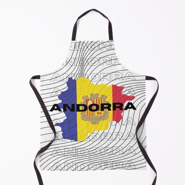 Item preview, Flag Map of Andorra designed and sold by nyblydd.