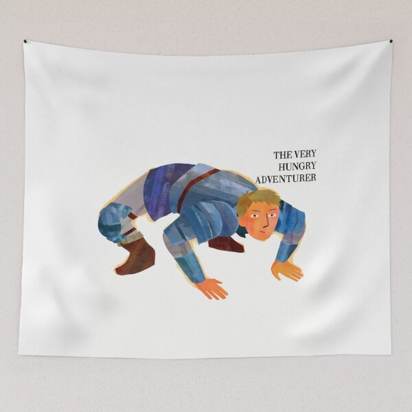 Item preview, New Design Style The Very Hungry Adventurer Happy Vintage Inspirational designed and sold by EdgarCollier.