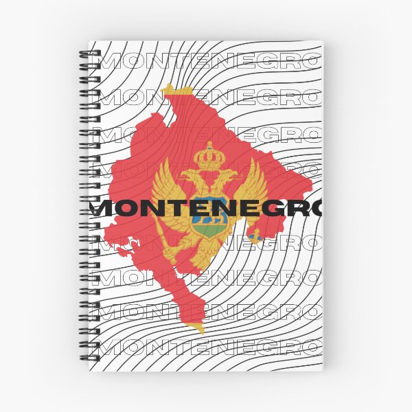 Item preview, Flag Map of Montenegro designed and sold by nyblydd.