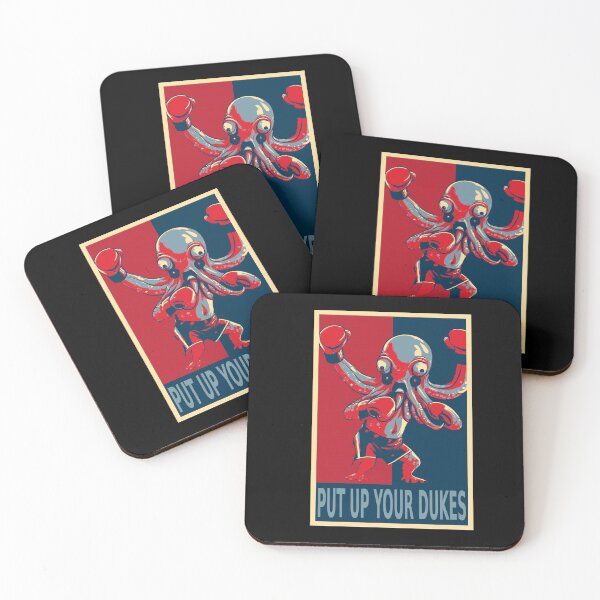 Item preview, Put Your Dukes Up Boxing Octopus HOPE designed and sold by TrueArtsStore.
