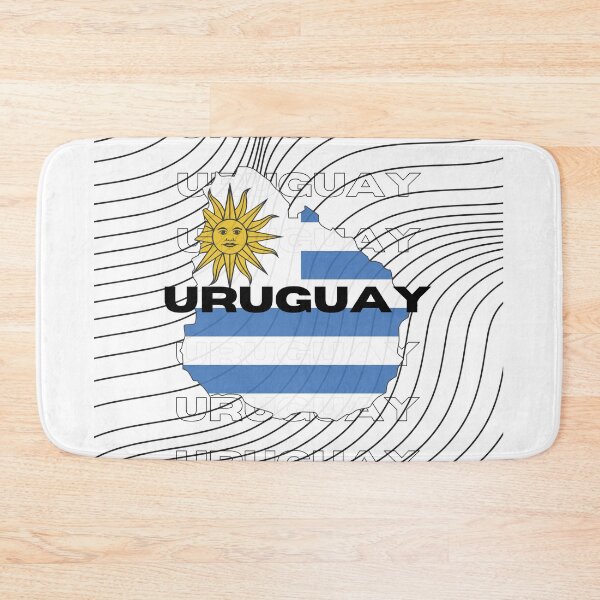 Item preview, Flag Map of Uruguay designed and sold by nyblydd.