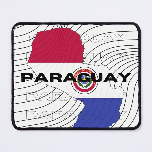 Item preview, Flag Map of Paraguay designed and sold by nyblydd.