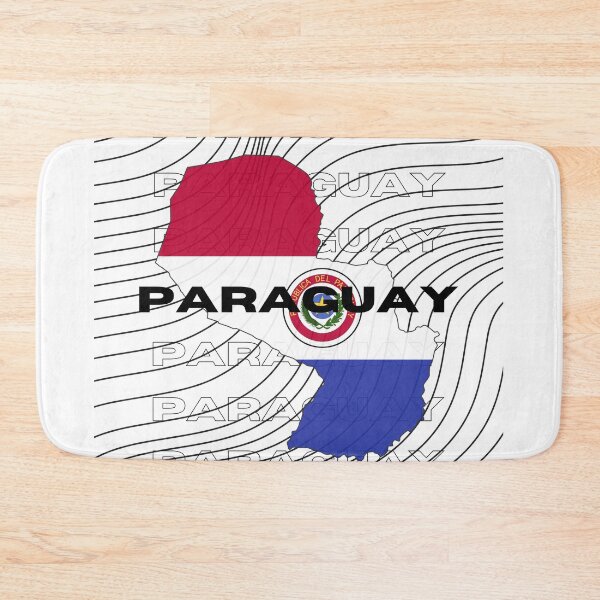 Item preview, Flag Map of Paraguay designed and sold by nyblydd.