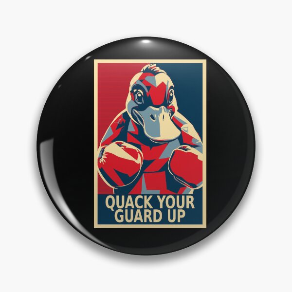Item preview, Quack Your Guard Up Boxing Duck HOPE designed and sold by TrueArtsStore.