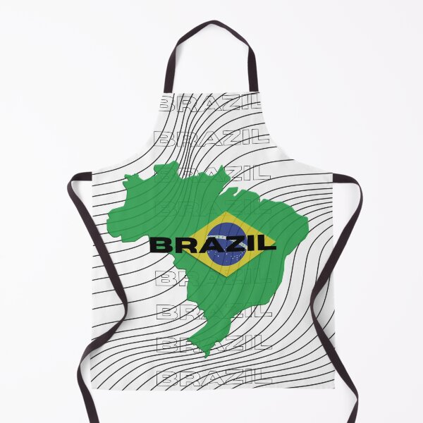 Item preview, Flag Map of Brazil designed and sold by nyblydd.