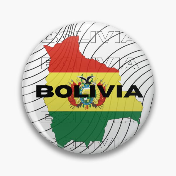 Item preview, Flag Map of Bolivia designed and sold by nyblydd.