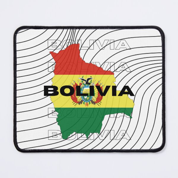 Item preview, Flag Map of Bolivia designed and sold by nyblydd.