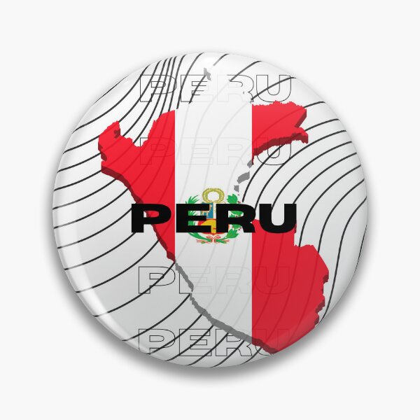 Item preview, Flag Map of Peru designed and sold by nyblydd.
