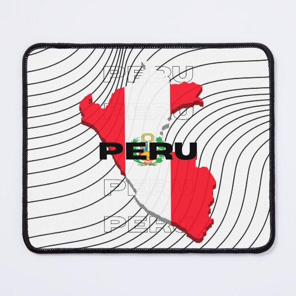 Item preview, Flag Map of Peru designed and sold by nyblydd.