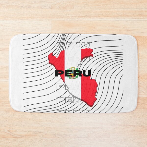 Item preview, Flag Map of Peru designed and sold by nyblydd.
