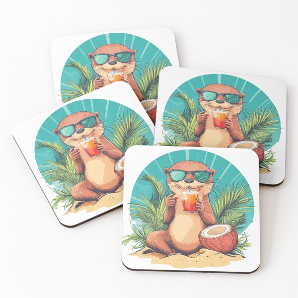 Item preview, Otter On Beach designed and sold by NicolasGlowArt.