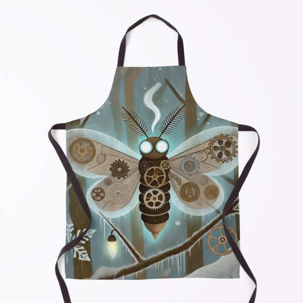 Item preview, Steampunk Winter Moth in Frosty Forest designed and sold by Sillytoe.