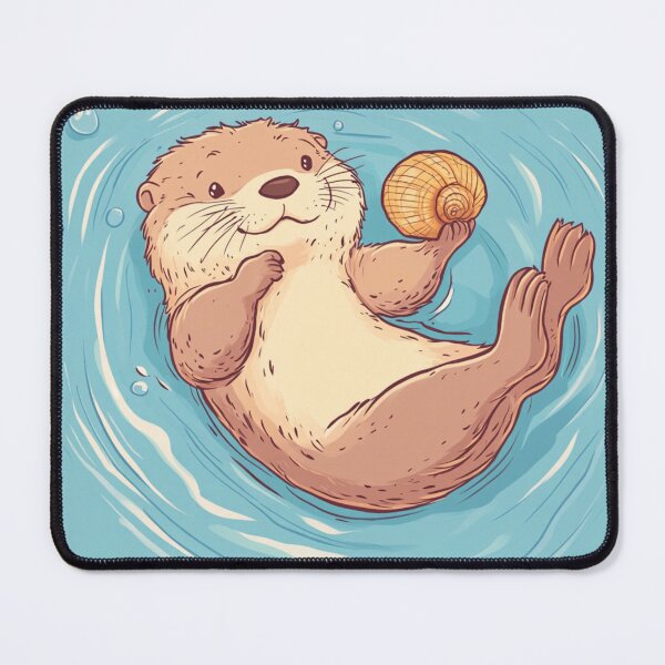 Item preview, Otter in Water designed and sold by NicolasGlowArt.