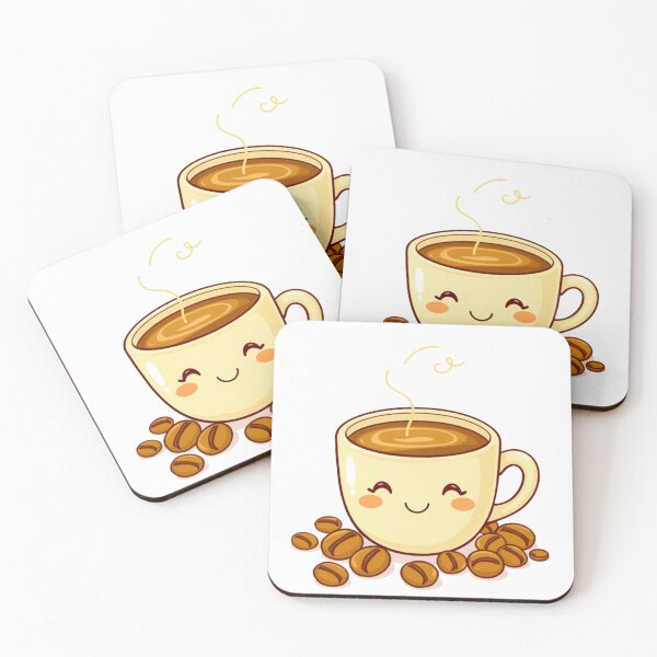 Item preview, Warm & Cozy Kawaii Coffee designed and sold by RSFineArtsShop.