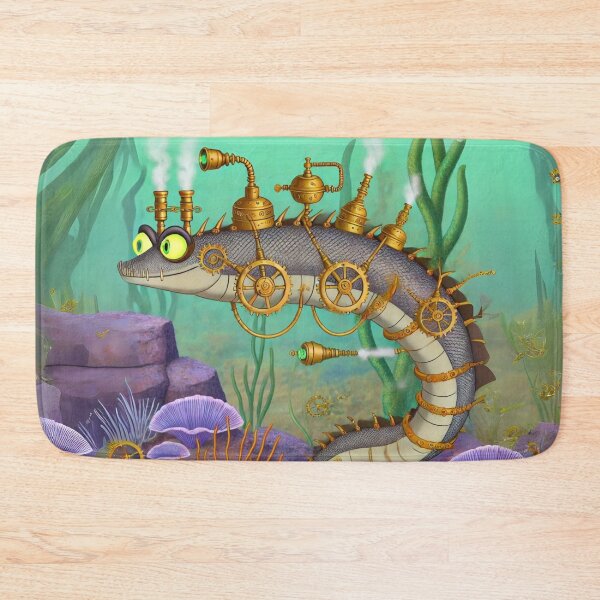 Item preview, Steampunk Wolf Eel Submarine designed and sold by Sillytoe.