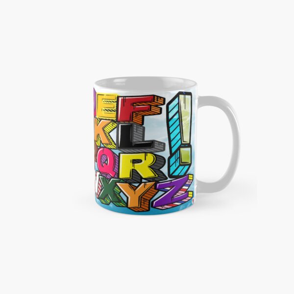 Aperçu de l'œuvre Alphabet. Modèle 1 couleur. Sans nombre. créée et vendue par Vinidal.