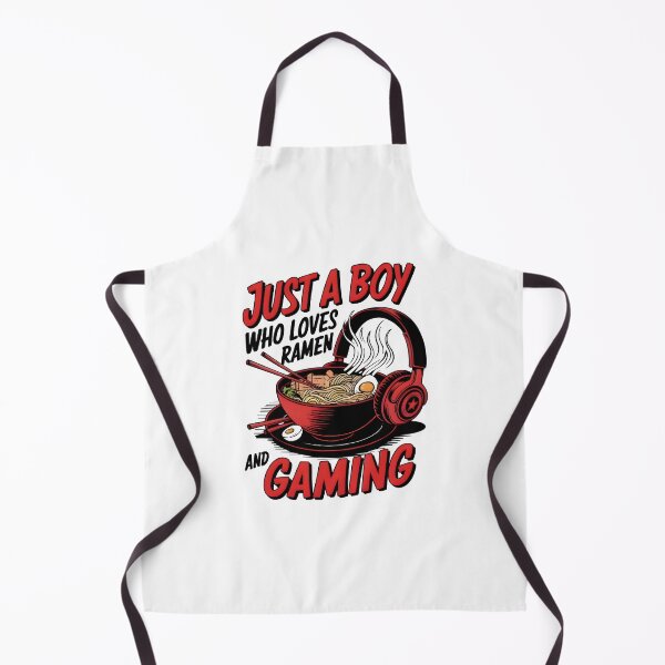 Item preview, Just a Boy Who Loves Ramen and Gaming T-Shirt – Funny Gamer Foodie Tee designed and sold by T3goods.