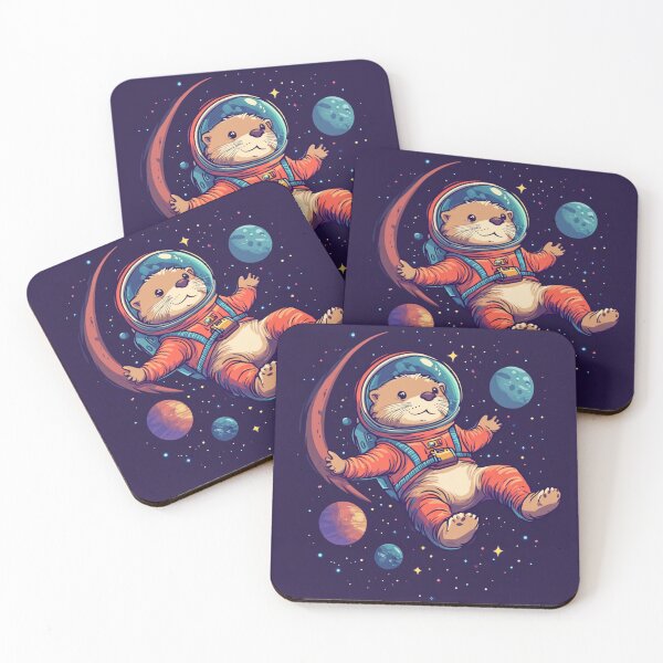 Item preview, Otter in Cosmos designed and sold by NicolasGlowArt.