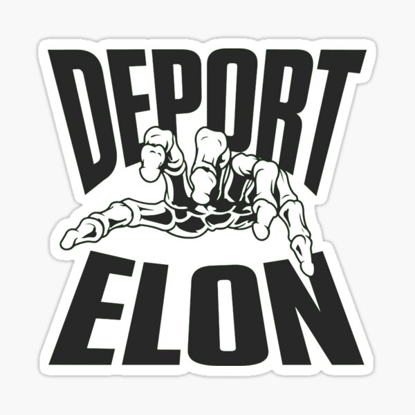 Aperçu de l'œuvre expulser Elon créée et vendue par PopPizzazz.