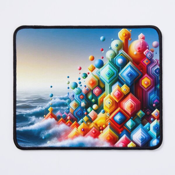 Item preview, colorful geometric,decorative shapes designed and sold by Dogandesighn.