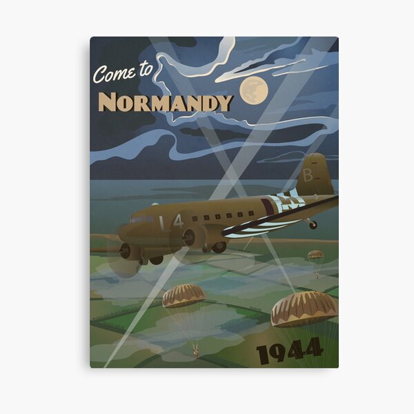 Item preview, Normandy 1944 "D-Day Travel Poster" designed and sold by The War Effort.