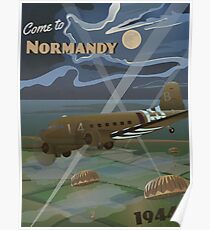 Normandy 1944 "D-Day Travel Poster" Poster