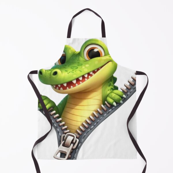 Item preview, Peek-a-Boo Crocodile Zipper Design | Cute Crocodile Surprise | Happy Croc | Little Crocodile | Cute Reptile | Gator | Funny designed and sold by Kaivinaikadhaigal.