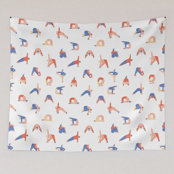 Item preview, Inhale Exhale – Minimalist Yoga Illustration. designed and sold by noinudee.
